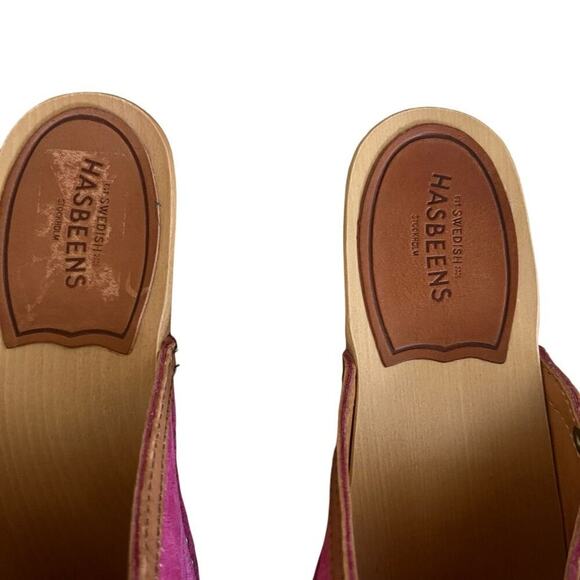 NEW Swedish Hasbeend Sophisticated Low Slip On Sandals Sz 38 - Picture 4 of 9